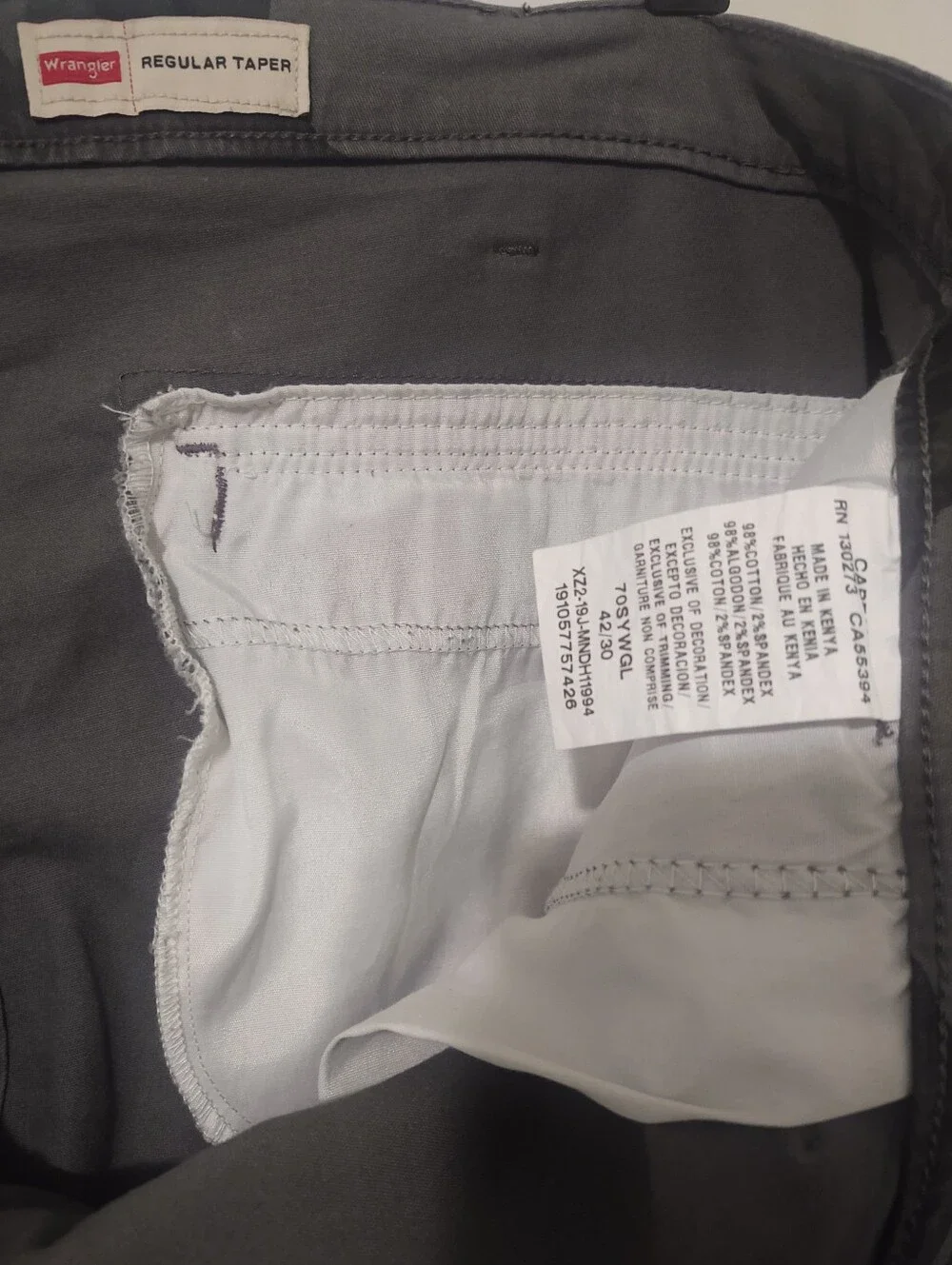 Wrangler cargo pants